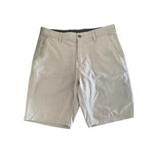 Vissla Flat Front Fin Rope Hybrid Walkshort Mens 33 x 9.5 Resortwear Beach Short